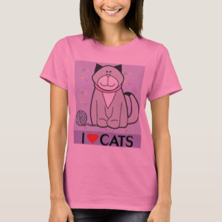 Kvinna jag älskar kattlångärmaden tee