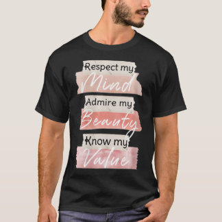 Kvinna jag är Beauty RAK MBV VNeck T Shirt