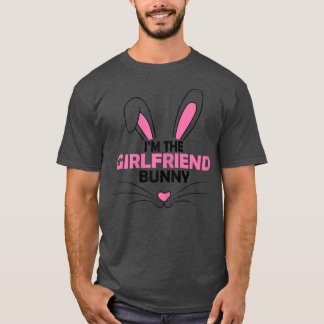 Kvinna jag är Girlkompis Bunny Graphic Cute Easte T Shirt
