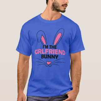 Kvinna jag är Girlkompis Bunny Graphic Cute Easte T Shirt