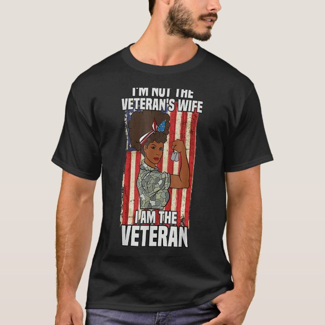 Kvinna: Jag är inte veteranernas helgdag T Shirt (Framsida)