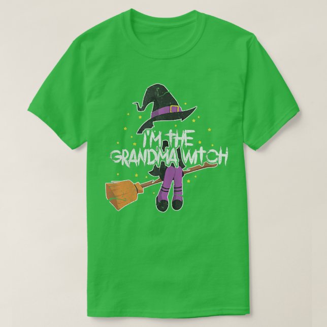 Kvinna jag är mormor, mormor Halloween T Shirt (Design framsida)