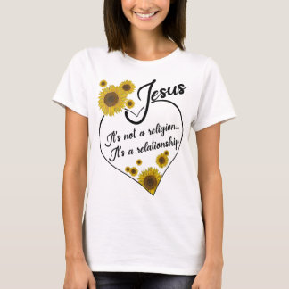 Kvinna Jesus dess inte religiösa förhållande T Shirt
