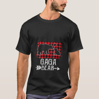 Kvinna jul Gaga Bear jul Red Play Buf T Shirt