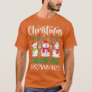 Kvinna jul med min karriärsmussla t shirt