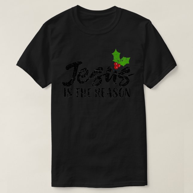 Kvinna Julgåva Jesus är orsaken till detta T Shirt (Design framsida)
