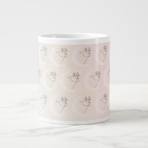 Kvinna Jumbo Mugg