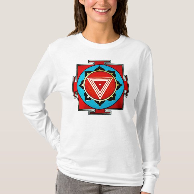 Kvinna Kali hoody Yantra Tröja (Framsida)