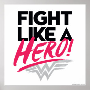kvinna - kämpa som ett Hero Poster