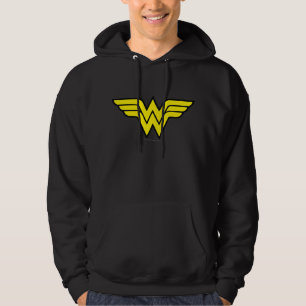 kvinna Klassisk Logotyp Sweatshirt Med Luva