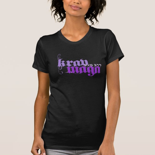 Kvinna Krav Maga utslagsplats Tee (Framsida)