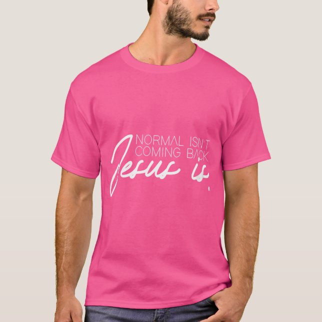 Kvinna kristendomen Normal kommer inte T Shirt (Framsida)