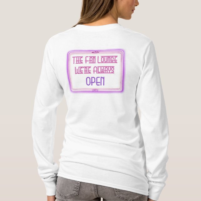 Kvinna L-/Svit rosorna för Tee Shirt (Baksida)