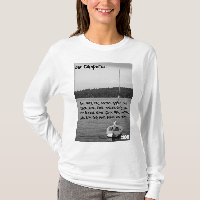Kvinna lägerCarter långärmad Tee Shirt (Framsida)