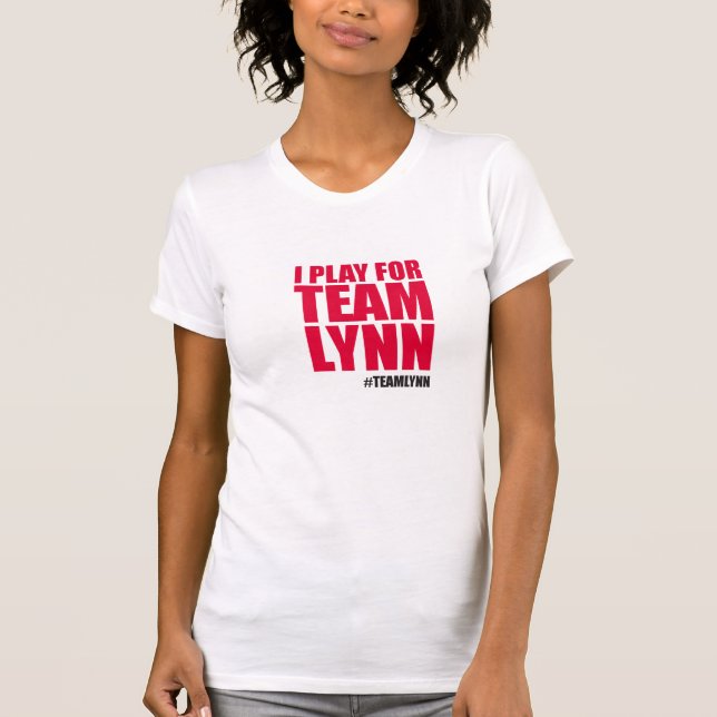 Kvinna lagLynn utslagsplats T-shirt (Framsida)