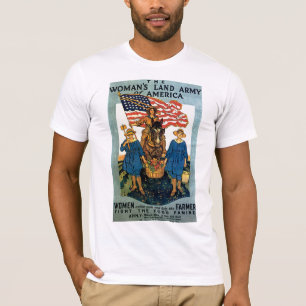 Kvinna landarmé t shirt