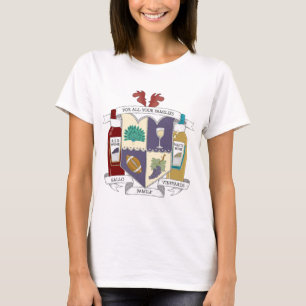 Kvinna långa muff T-tröja Tee Shirt