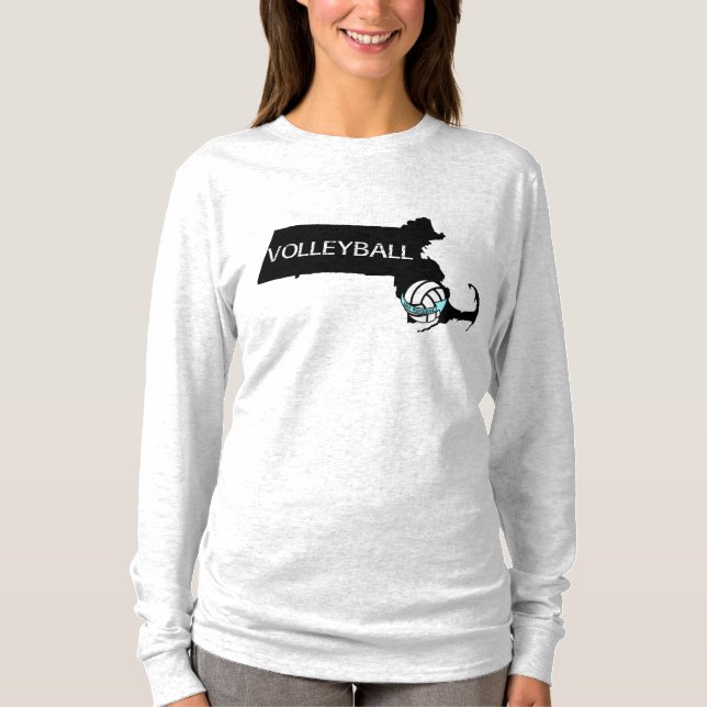 Kvinna långärmad: Samlas den max logotypen T Shirt (Framsida)