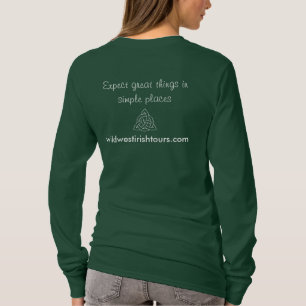 Kvinna långärmadT-tröja Tee Shirt