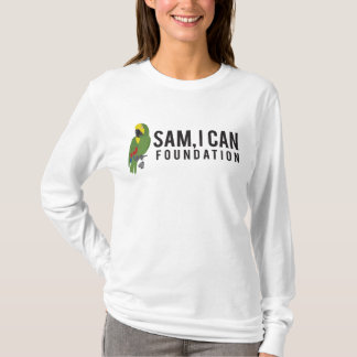Kvinna långärmadutslagsplats t shirt