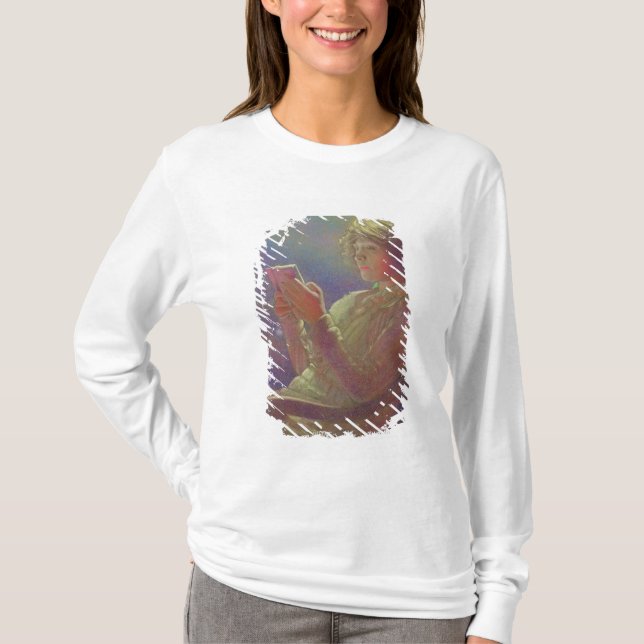 Kvinna Läsning, 1921 T-shirt (Framsida)