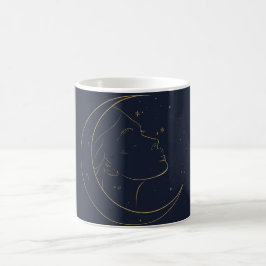 Kvinna Linje Konst Personlig Affisch Kaffemugg