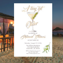 Kvinna Lite Äldre Cocktailfest 30-årsdag