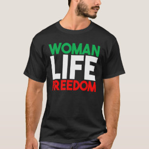 Kvinna Liv Frihet Iran Zan Zendegi Azadi T Shirt