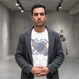 Kvinna Liv Frihet | Persisk konst Blå iransk gåva T Shirt