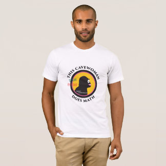 Kvinna logotyper på Mans Cavewoman för t-skjorta Tee Shirt