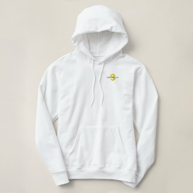 Kvinna logotypHoodie T-shirt (Design framsida)