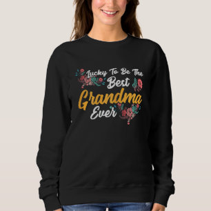 Kvinna Lucky som bästa mormor... T Shirt