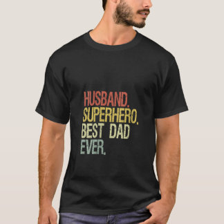 Kvinna Make superhjälte bäst pappa någonsin V Nack T Shirt
