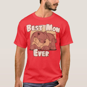 Kvinna Mamma björn Cute Little björn mor T Shirt