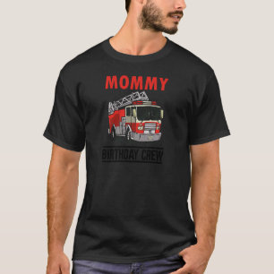 Kvinna Mamma för brandman Boy Matching Fire T Shirt