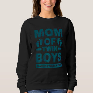 Kvinna Mamma från tvillingpojkar Klassiskt överträ T Shirt