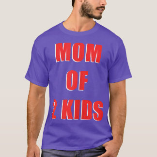 Kvinna Mamma i 2 barn med två Gravider Gender Anno T Shirt
