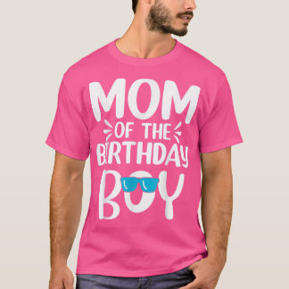 Kvinna Mamma i Birthday Boy Funny Mamma Mammor T Shirt