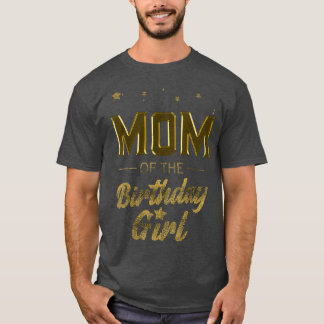Kvinna Mamma i Birthday Girl Mamma Grandma T Shirt