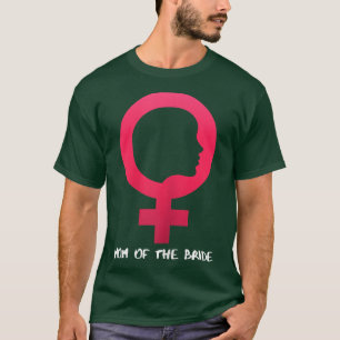 Kvinna Mamma i Briden T Shirt