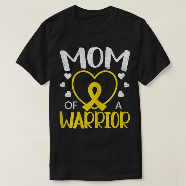Kvinna Mamma i medvetande om cancer hos barn T Shirt (Design framsida)