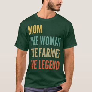 Kvinna Mamma, kvinna, lantbrukare och rättsinnehav T Shirt
