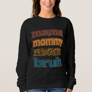 Kvinna Mamma Mamma Bruh Mamma och Me Boy Mamma L T Shirt