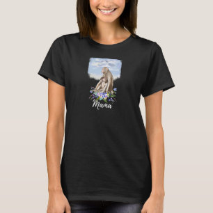 Kvinna Mamma Monkey New mamma Cute Mamma for Mammo T Shirt