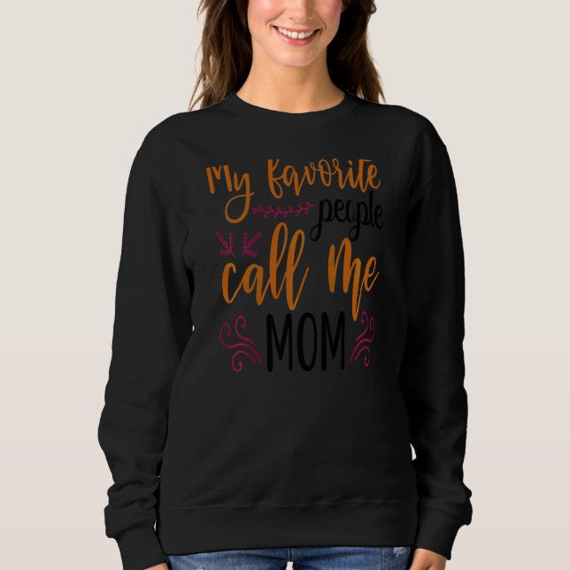 Kvinna Mammor för Mor Mitt favoritfolknummer T Shirt (Framsida)
