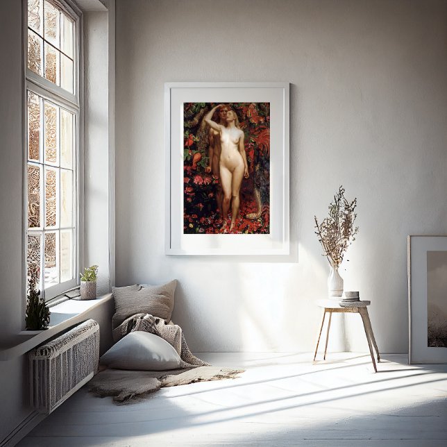 Kvinna, man och serpent | Byam Shaw Poster (Skapare uppladdad)