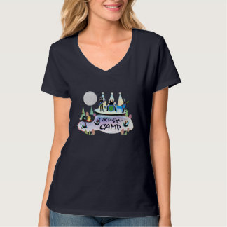 Kvinna marin RushCamp för v-nacke T-tröja! 2019 T Shirt