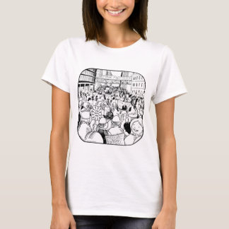 Kvinna marsChicago utslagsplats T-shirt