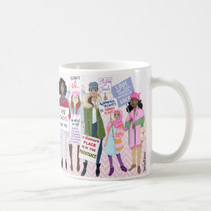 Kvinna marsmugg kaffemugg