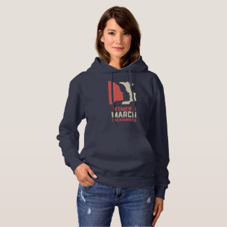 Kvinna marsSacramento unisex- Hoodie Tee Shirt